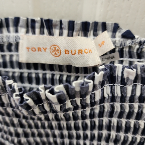 Tory Burch Gingham Beach Dress - Picture 2 of 3